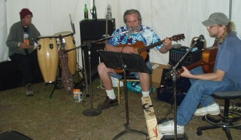 Ron, Wayne and Matt jammin away