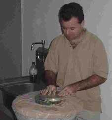 adam working on an 8inch