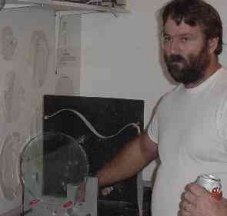Ron setting up a 10inch mirror for testing