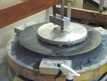 sub-diameter tile tool on top